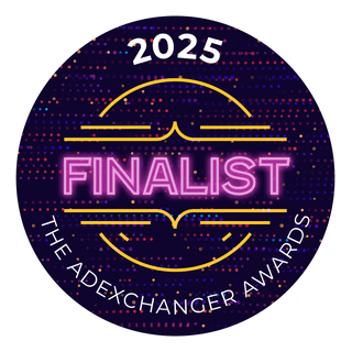 2025 AdExchanger Awards finalist badge